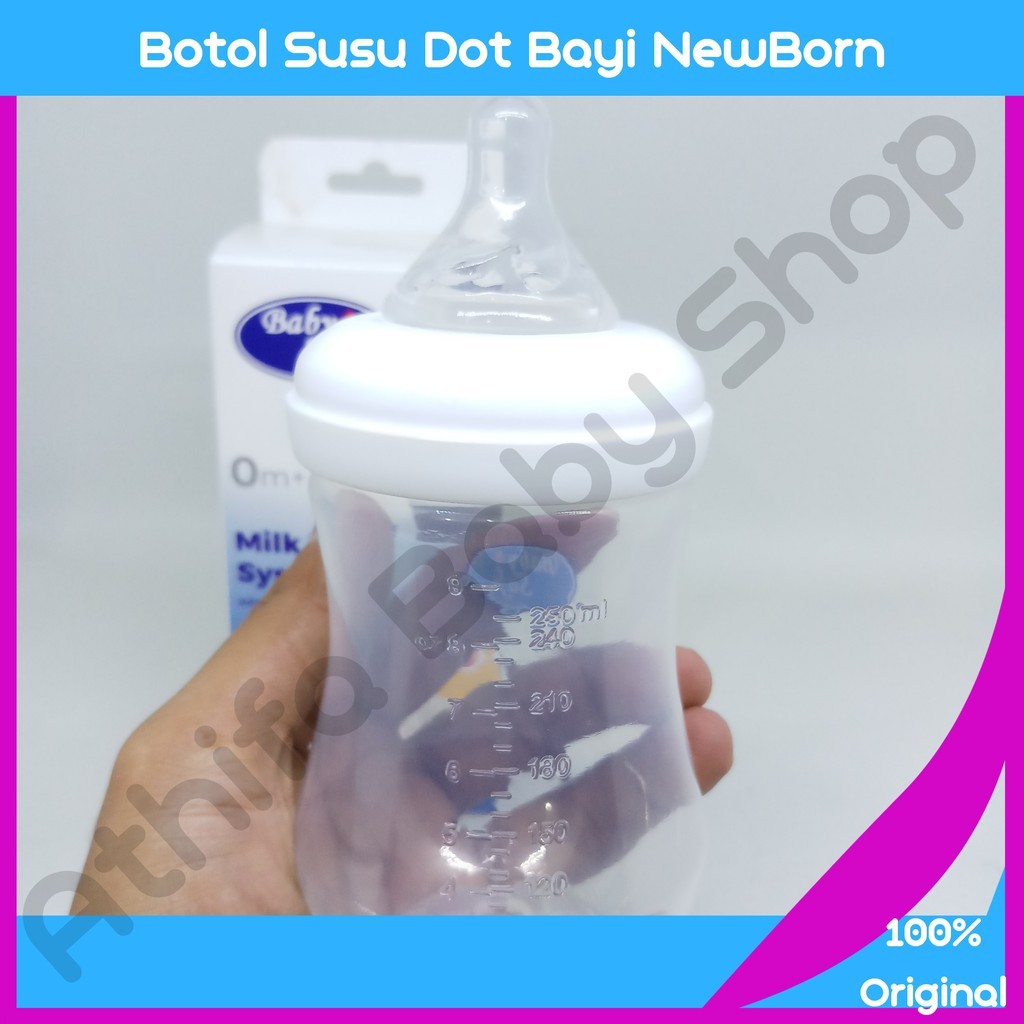 Botol susu Dot Bayi Botol ASI ASIP Bayi Baby Safe Feeding Bottle 250ml Karakter BPA FREE WN002