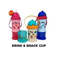 DODO BOTOL MINUM 2IN1 DRINK&amp;SNACK CUP