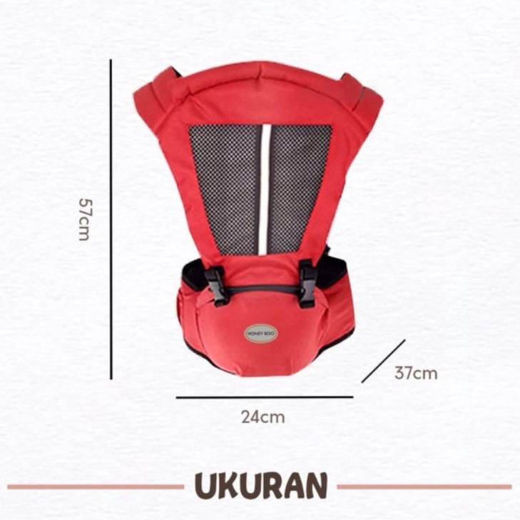 Grosir - 997 Baby Hipseat / Gendongan Bayi Depan &amp; Belakang / Baby Carrier / Perlengkapan Bayi