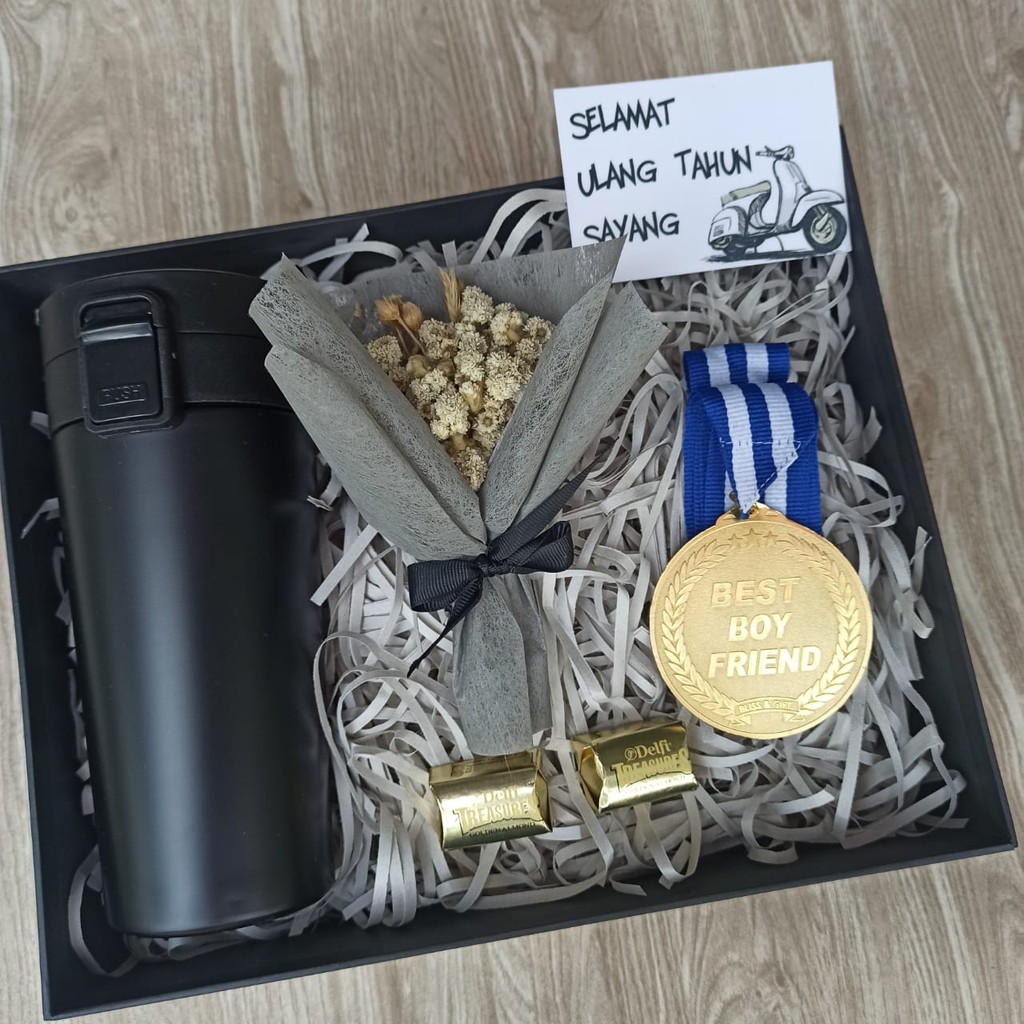 

Bliss Box Best Boy Flask (Hampers/Gift Box /Kado UlTah/Kado Wisuda/Kado Anniversary/Souvenir)