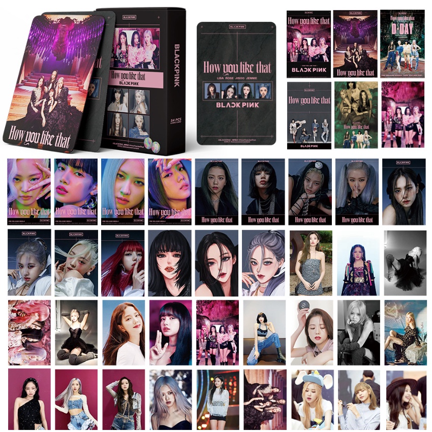 54pcs Kartu Pos Foto Album BLACKPINK HOW YOU LIKE THAT Lomo