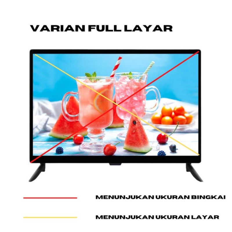 WEYON SIVATEL DIGITAL TV LED 27 INCH TV LED MURAH SUPPORT USB-HDMI-VGA-DC