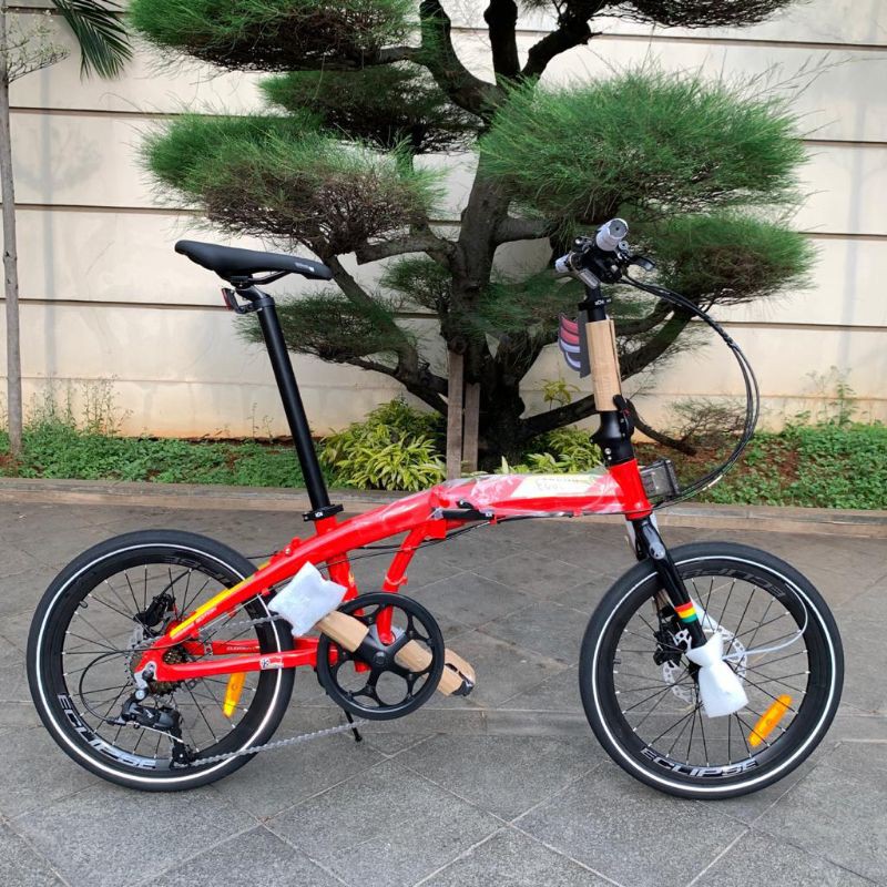 sepeda lipat element ecosmo 8 edisi reggae