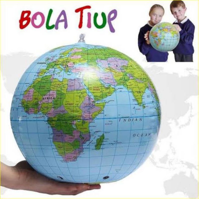 mainan bola dunia globe mainan edukasi peta dunia atlas