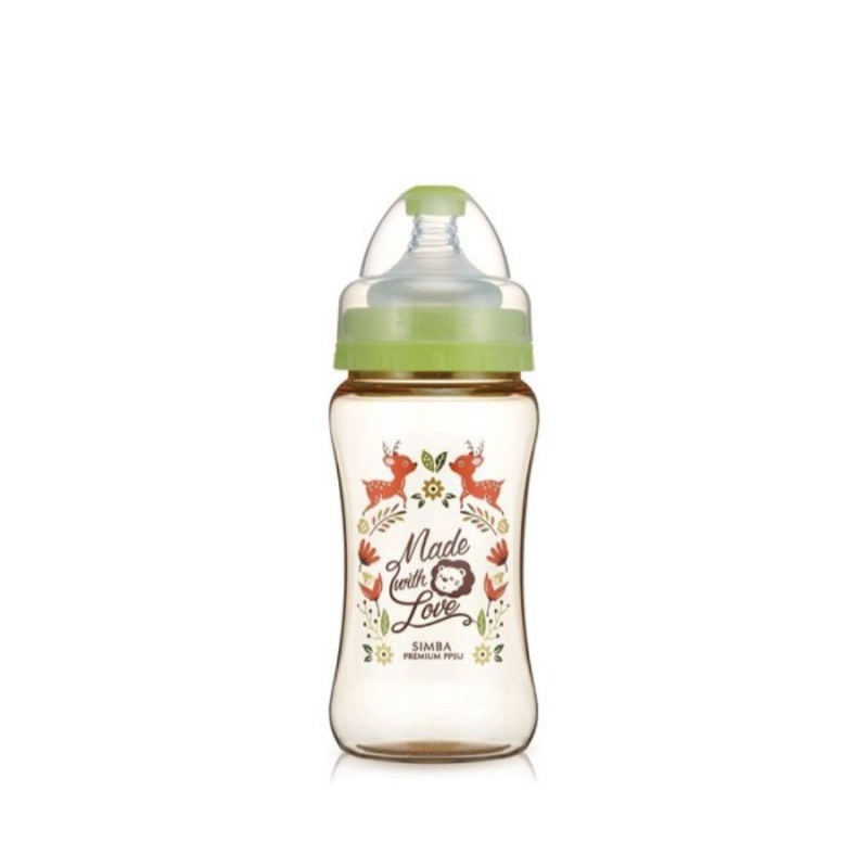 Simba Dorothy Premium PPSU Wide Neck Feeding Bottle 270ml - Botol Susu Bayi