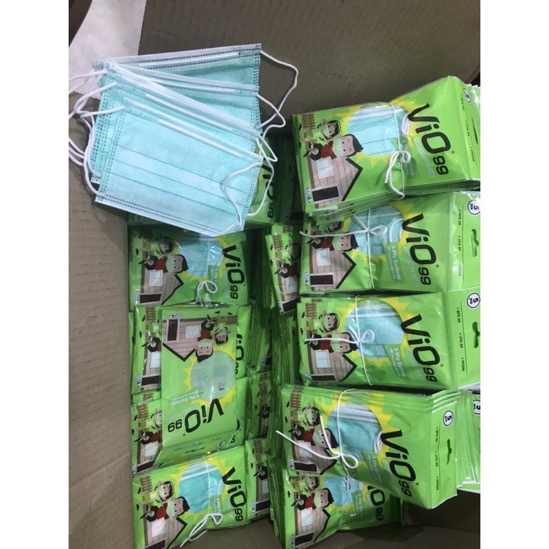 MASKER ANAK vio 99 3ply 1 pqk isi5pcs