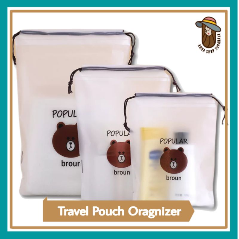 Travel Pouch Organizer | Tas Serut Make Up