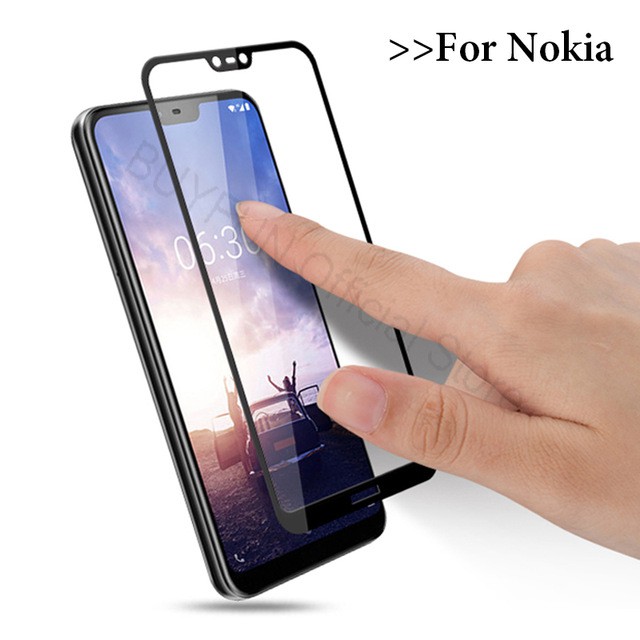 Tempered Glass Nokia X6 / X7 Full Cover 5D - Tempered Full Cover Nokia X6 - Nokia 7.1