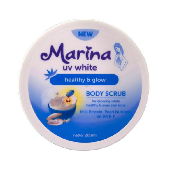 Marina UV White Body Scrub 200ml