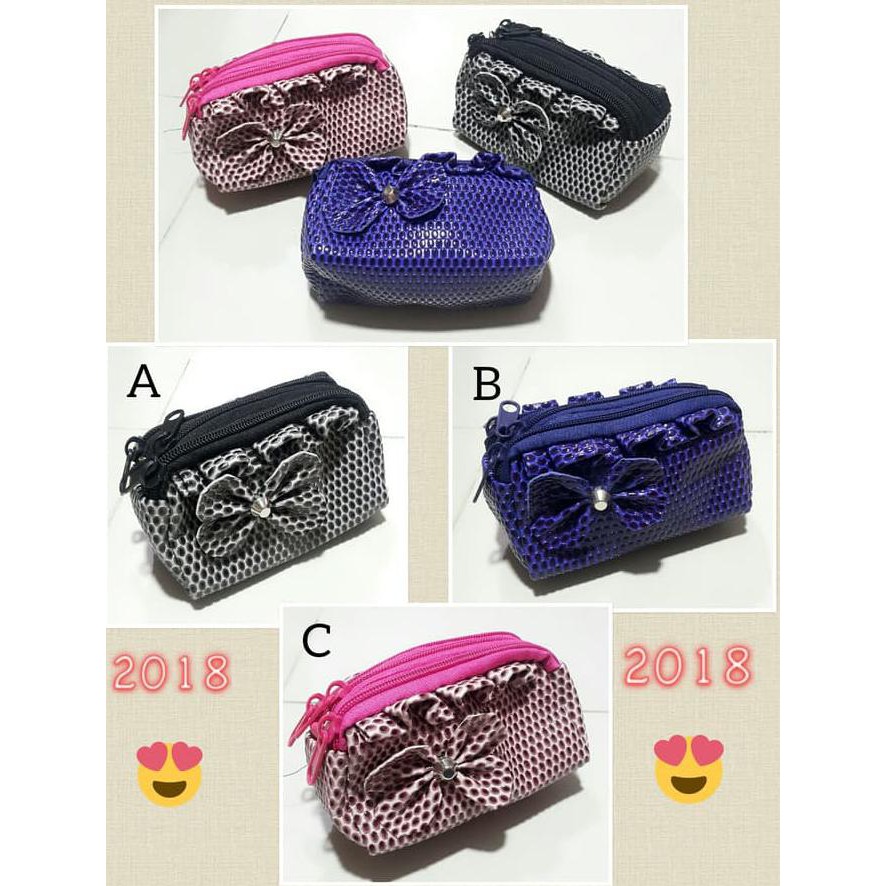 Super Dompet Wanita Resleting 3 Ruang Sale