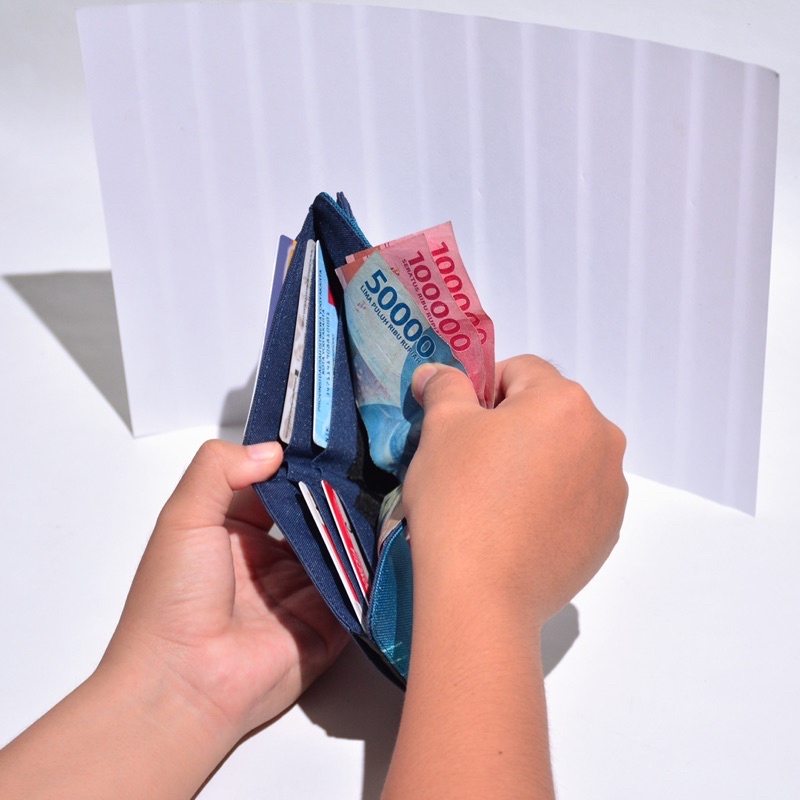 Luis Cross Blue 2 in 1 wallet