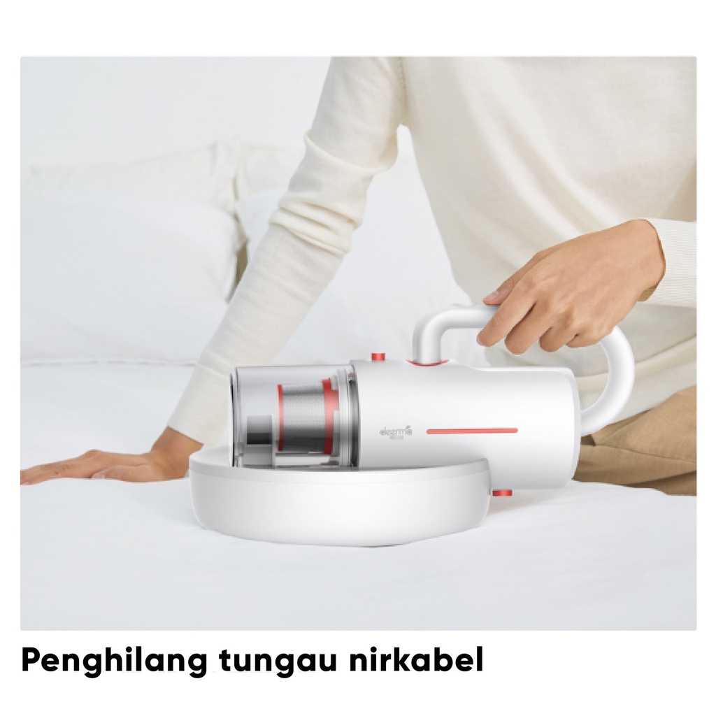 DEERMA CM1900 Anti Dust Mite Tungau Vacum Cleaner Mini UV Wireless