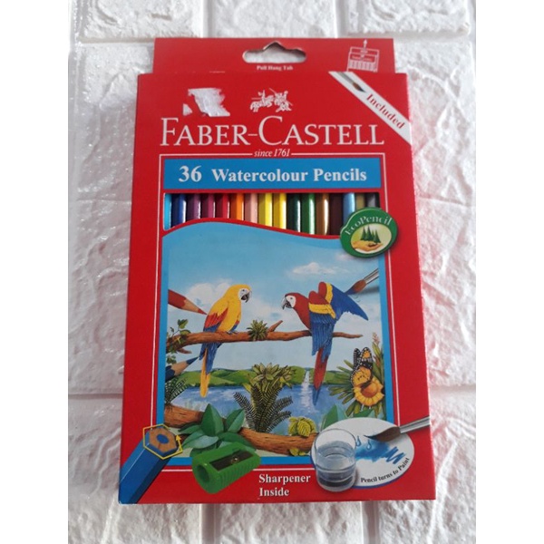 

36 watercolour pencils faber castell/pensil warna watercolour