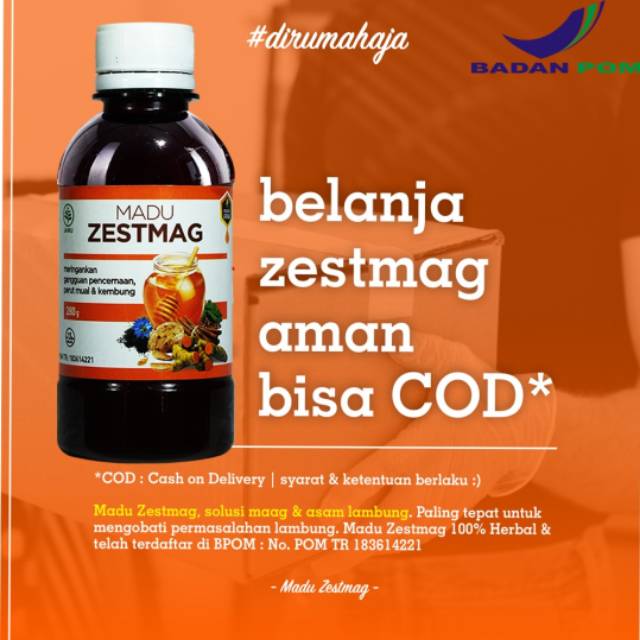 Madu Zestmag Madu Zestmag Obat Herbal Asam Lambung Maag Gerd Anxiety Aman Untuk Bumil Shopee Indonesia