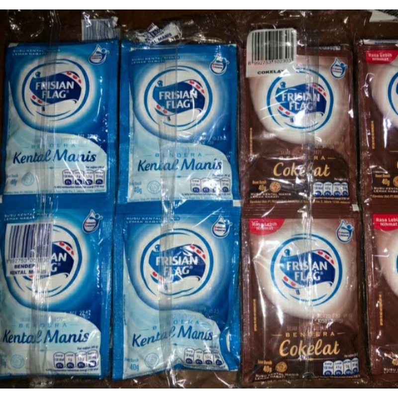 

susu bendera frisian flag kental manis sashet/1 renceng