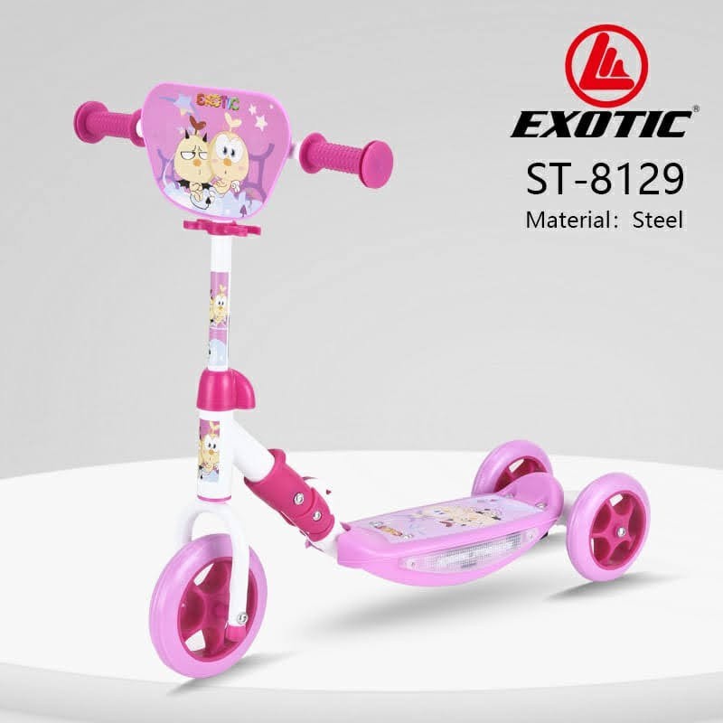 Scooter Skuter Anak Otoped Exotic ST8129 Roda 3 Musik Lampu Bisa di Lipat  By Pacific-3
