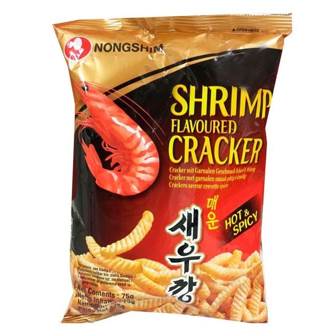 

```````] NONGSHIM SHRIMP CRAKERS SPICY 75GR