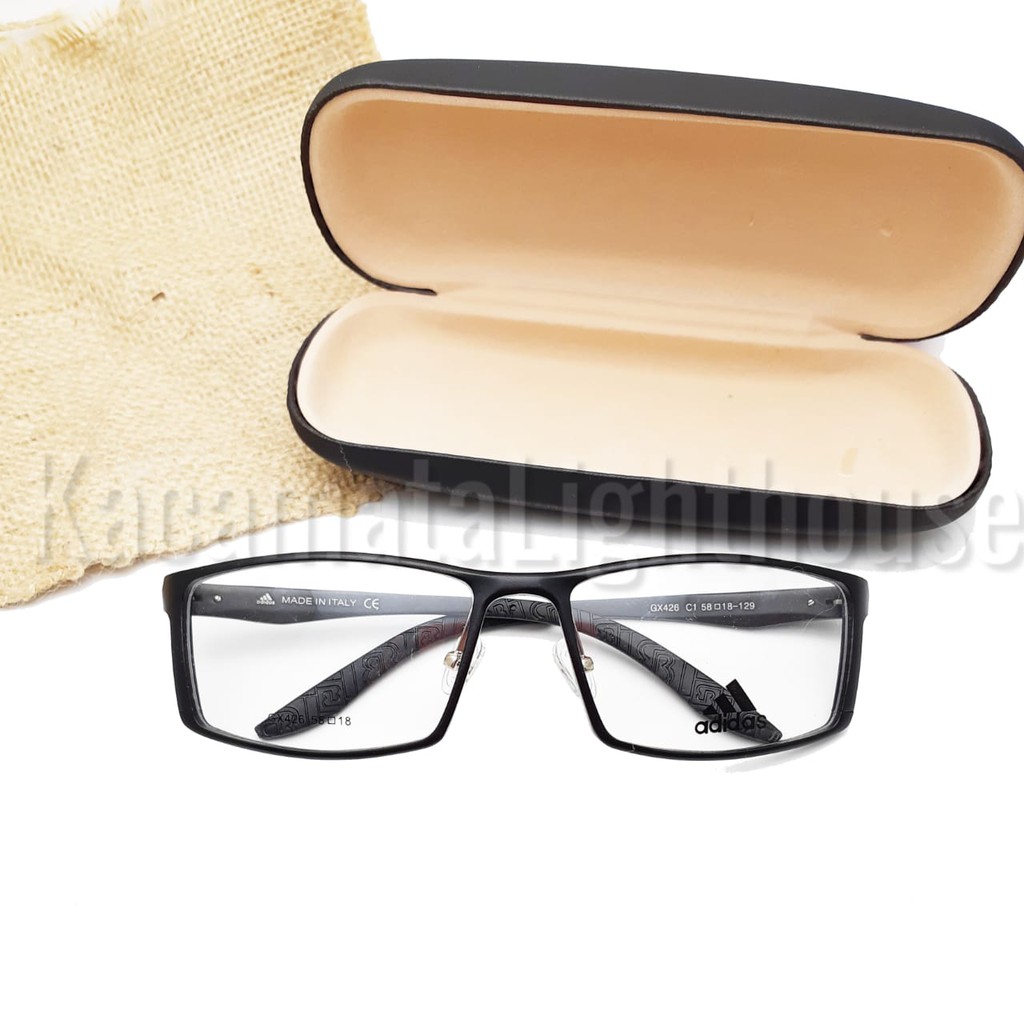 Frame kacamata minus titanium sport GX426 + lensa antiradiasi