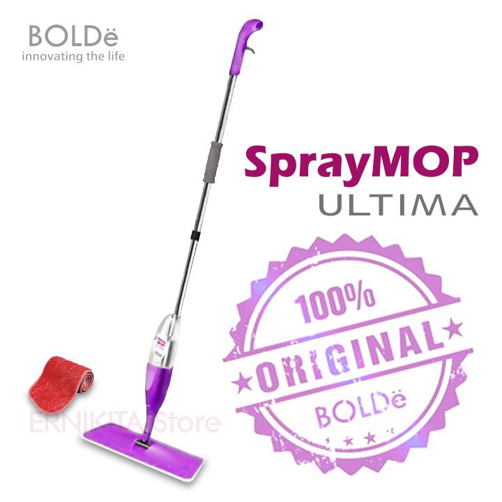 BOLDe SPRAY MOP ULTIMA PINK - 1 Kain Pel Microfiber