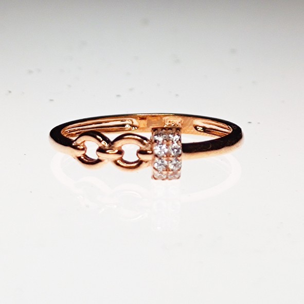 Cincin Emas 375 berat 1,28 gram