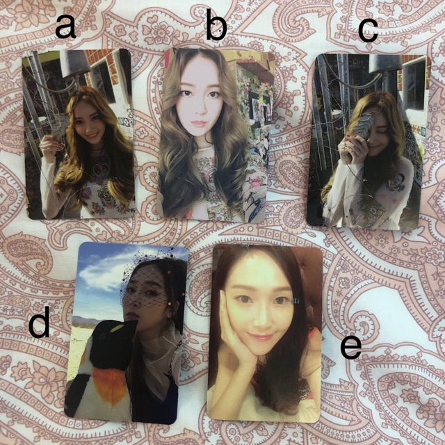 Jessica With Love, J Album Official Photocard