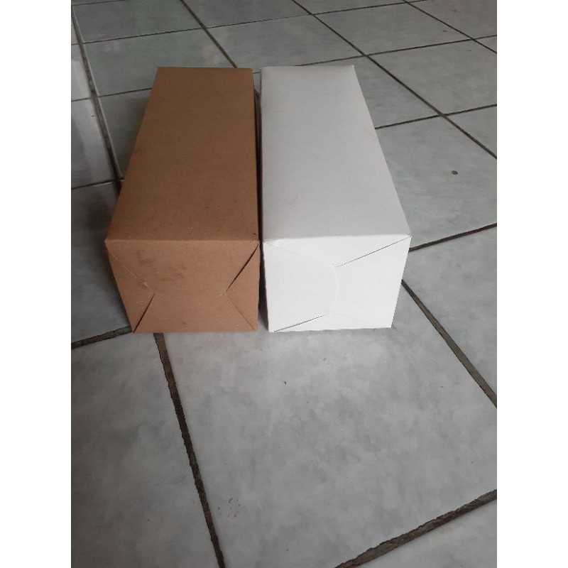 

Box Kotak Dus Brownies Kue Roti Polos || BR-L || 30x10x6.5