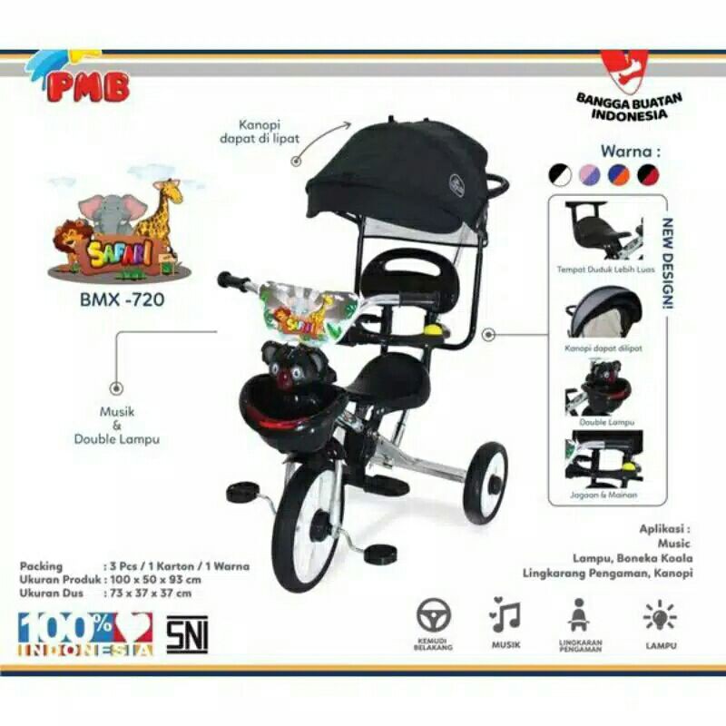 Sepeda Anak roda 3 Pmb 720