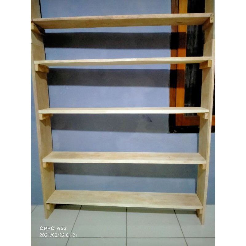 Rak Cupang Kayu 5 Susun