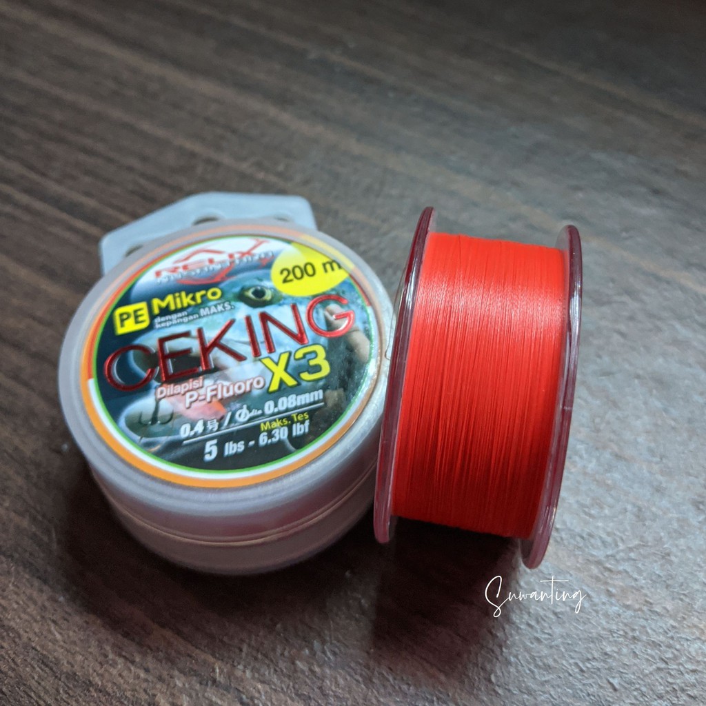 Senar Braided Micro PE Relix Nusantara Ceking X3 Ultralight