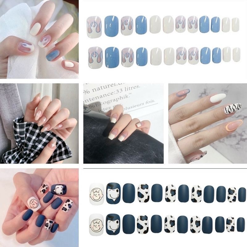 Kuku Palsu Murah 24pcs/FakeNails/Fake Nail/ kuku cantik/Kuku Palsu