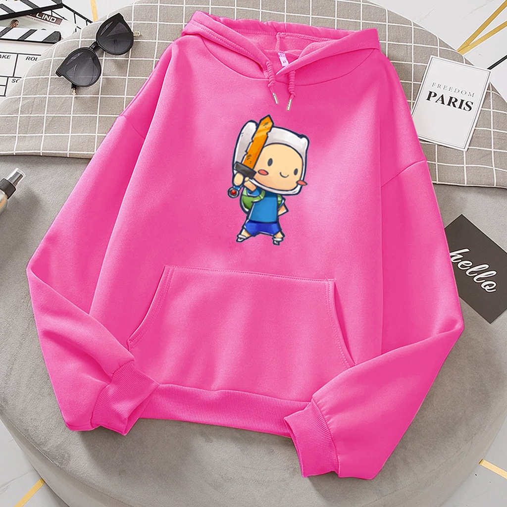 Sweater hoodie anak perempuan ADVENTURE TIME sweter anak cewek cowok