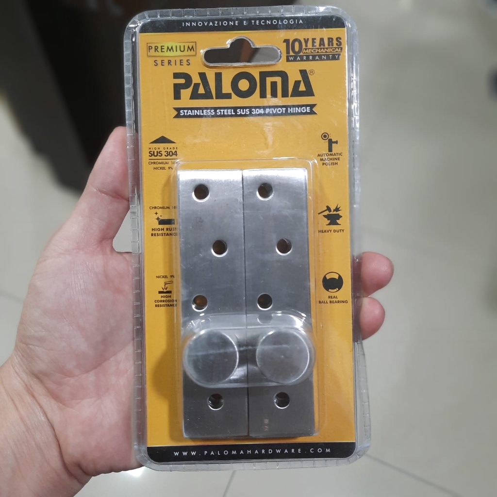 PALOMA PVP 101 PIVOT HINGE ENGSEL PUTAR JENDELA PINTU STAINLESS STEEL