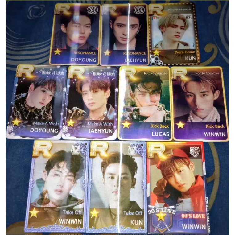 PC LENTICULAR NCT 127 & WAYV (JAEHYUN WINWIN DOYOUNG LUCAS KUN)