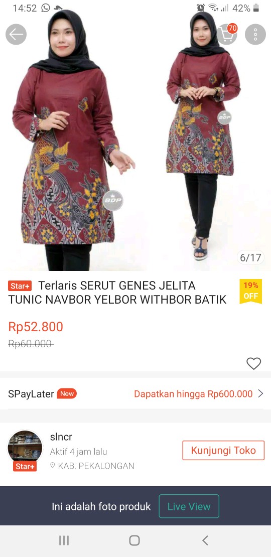 Atasan Batik Dolby Dolbi Dobby Doby Tenun Sutra Tulis Halus Katun Atbm Baron ,sarombit Atasan