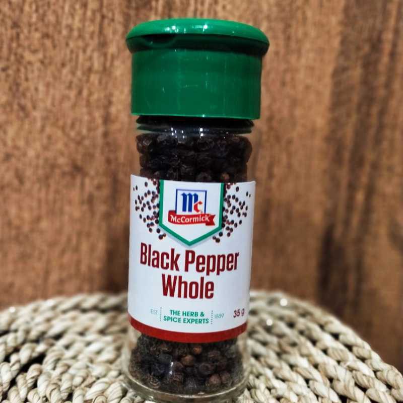 

McCormick Black Pepper Whole 35 gr Lada Hitam