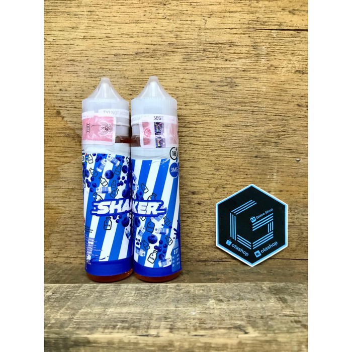 Shaker Blueberry Milk by Led 60ml 3mg liquid vape pita cukai milkshake