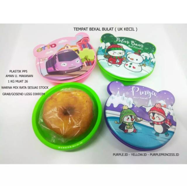 Joyashuz - Misting Bekal Anak - Lunch Box Kecil - Wadah Makanan - Tempat Bekal Anak - Souvenir