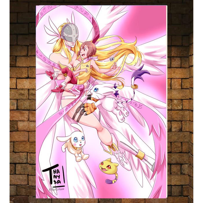 poster digimon  adventure angewomon