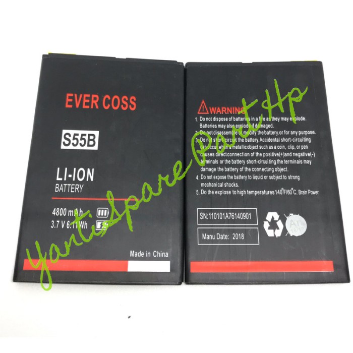 Baterai Evercoss S55B Original New