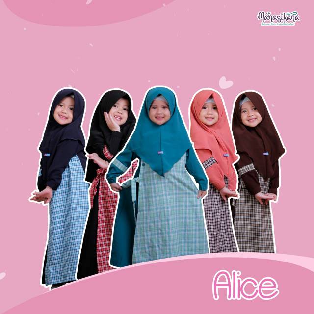 Gamis anak Alice set original by manasikana