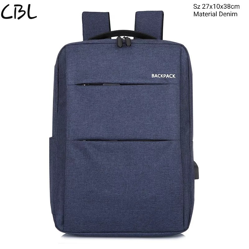 TAS RANSEL TAS GENDONG DENIM LAPTOP TERBARU