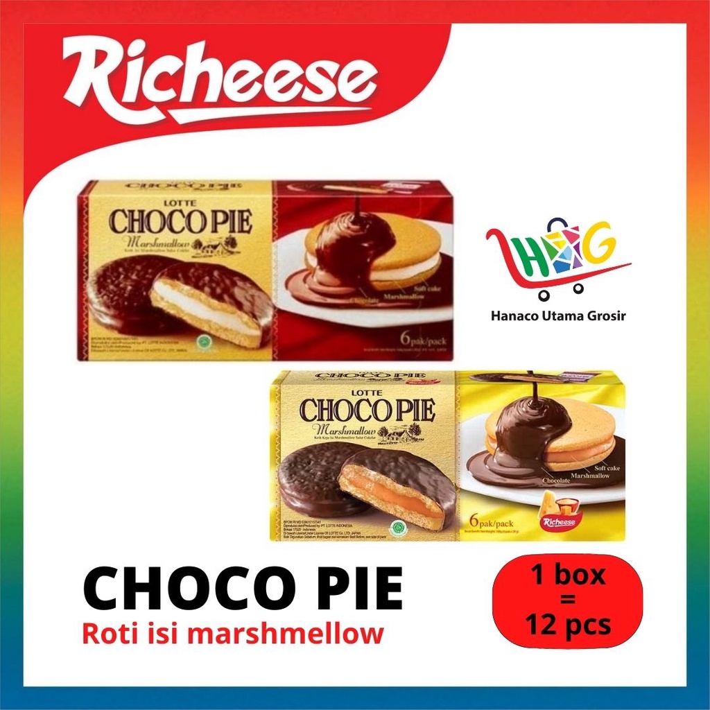 Lotte Chocopie 28gr x 12  All Varian (isi 12pcs) [1BOX]