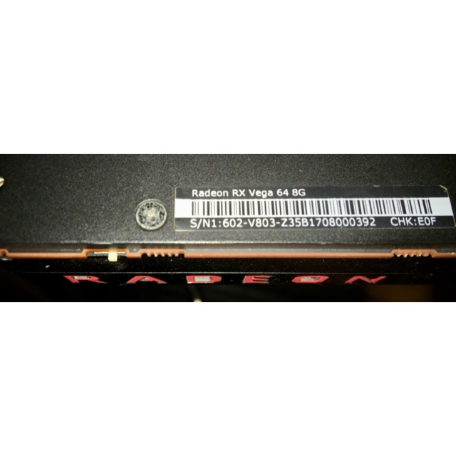 Vga amd radeon Rx vega 64 msi hbm2