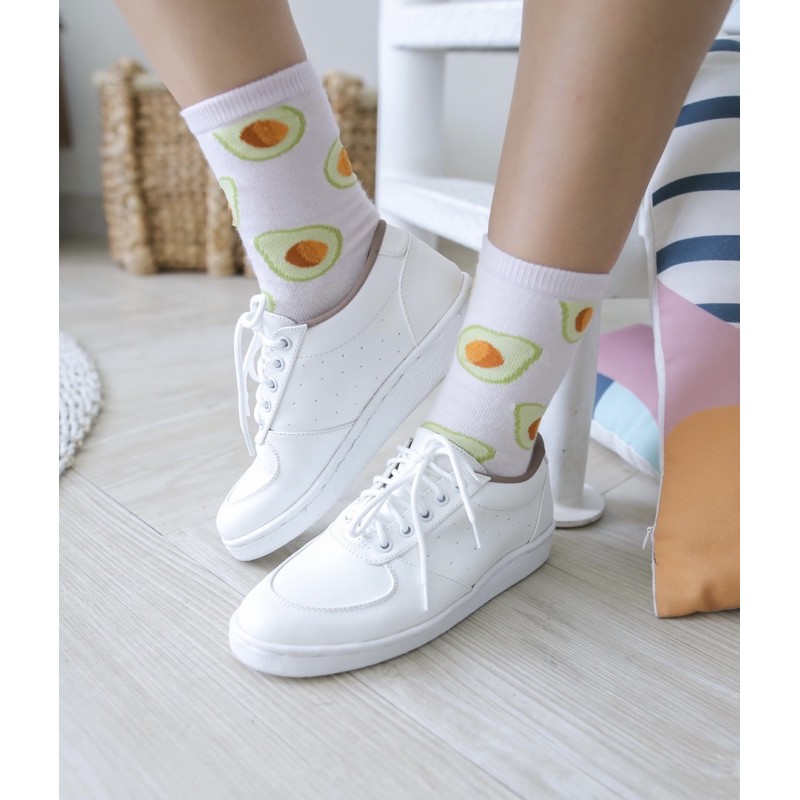 WHITE SNEAKERS - Sepatu wanita / sneakers wanita