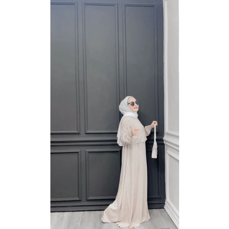 dress kasih beige by icaima