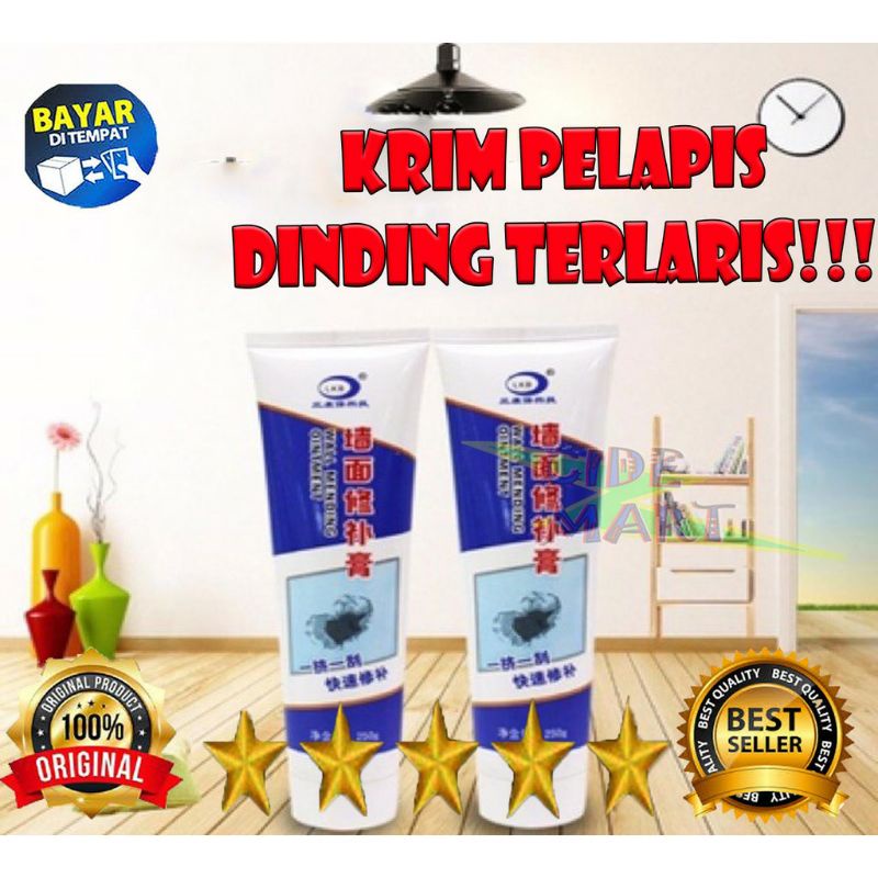 Krim pelapis dinding / Dempul tembok anti bocor/ Krim Perbaikan Dinding Anti Air