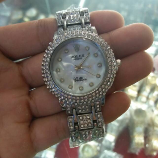 READY,, ROLEX JILID, FULL DIAMOND, JAM TANGAN WANITA, ORIGINAL