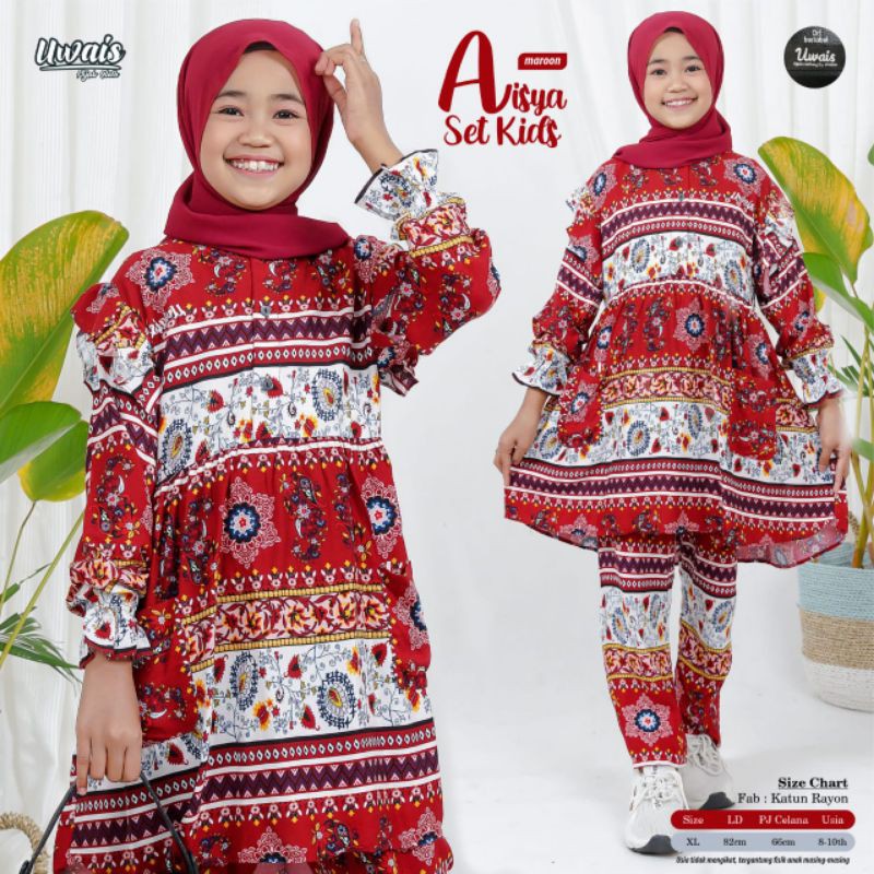 AISYA SET KIDS UWAIS HIJAB CLOTH