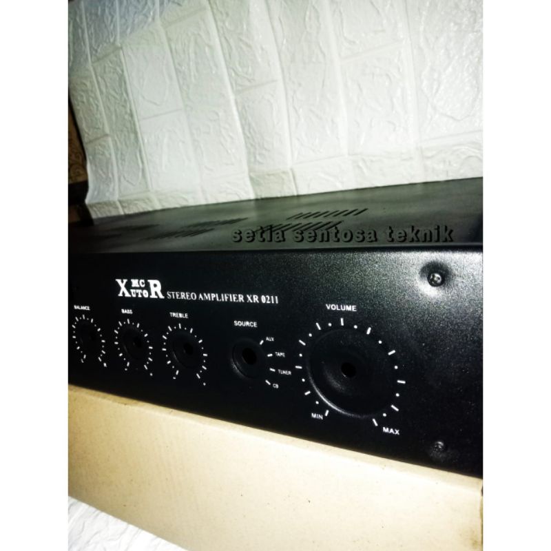 Box Ampli Amplifier XR 0211 USB Plat besi