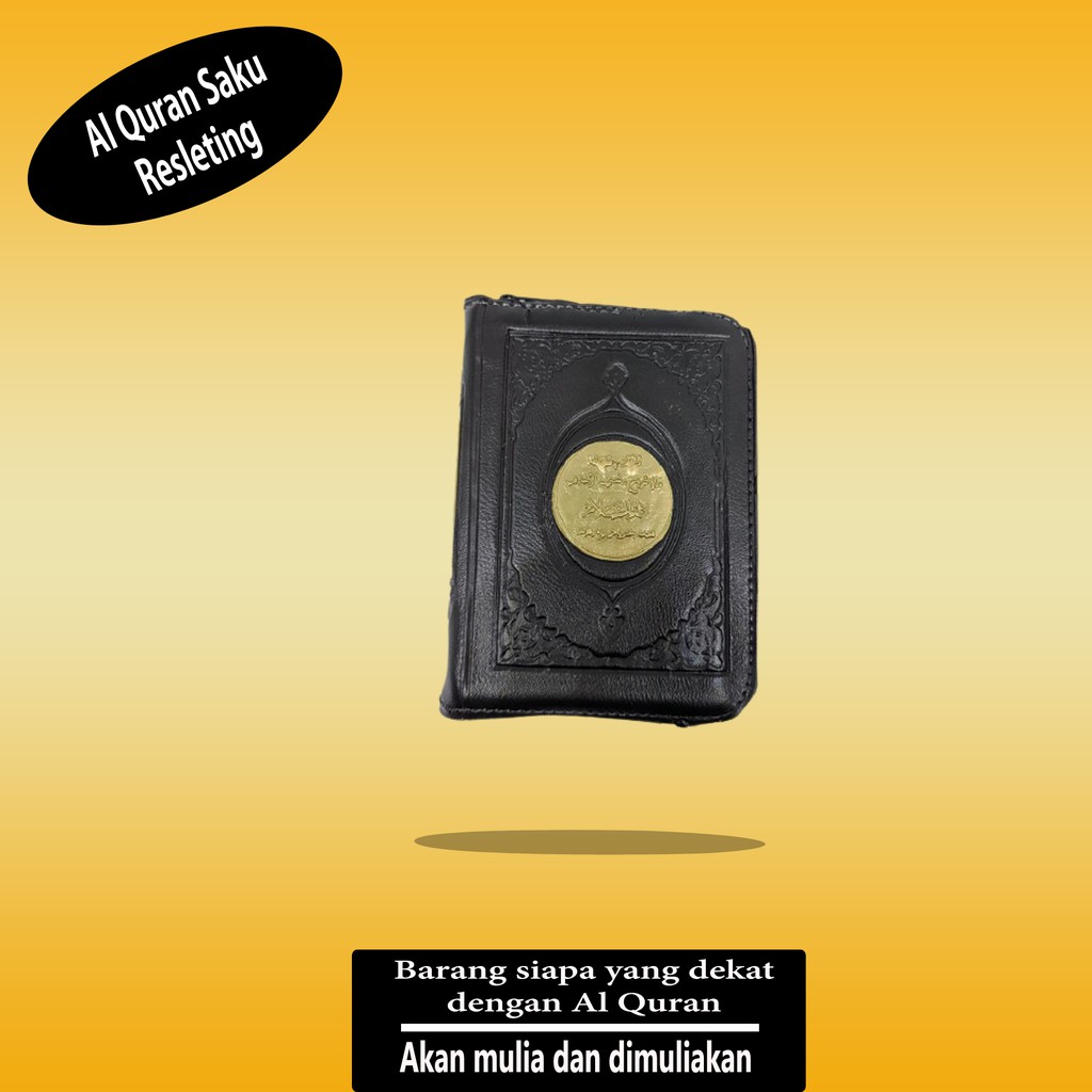 Al Quran Saku Alquran Kecil Mini Resleting Mushaf Utsmani Simple Import Terbaru Terlaris